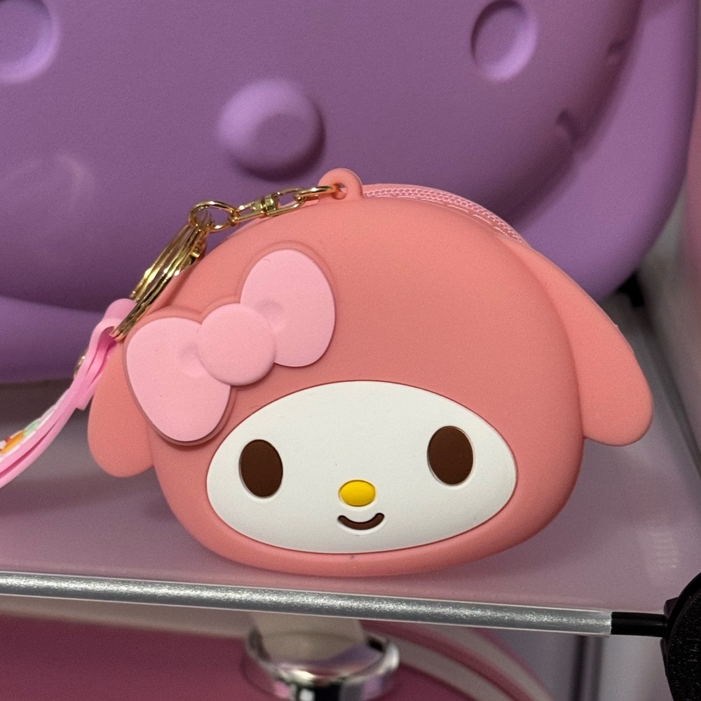 MyMelody Silicone Coin Purse with wristlet
